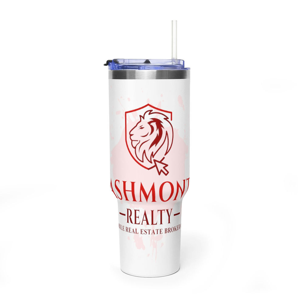 Thumbnail: Realty Logo 40oz Vacuum Tumbler - Ashmont Realty Insulated Travel Cup