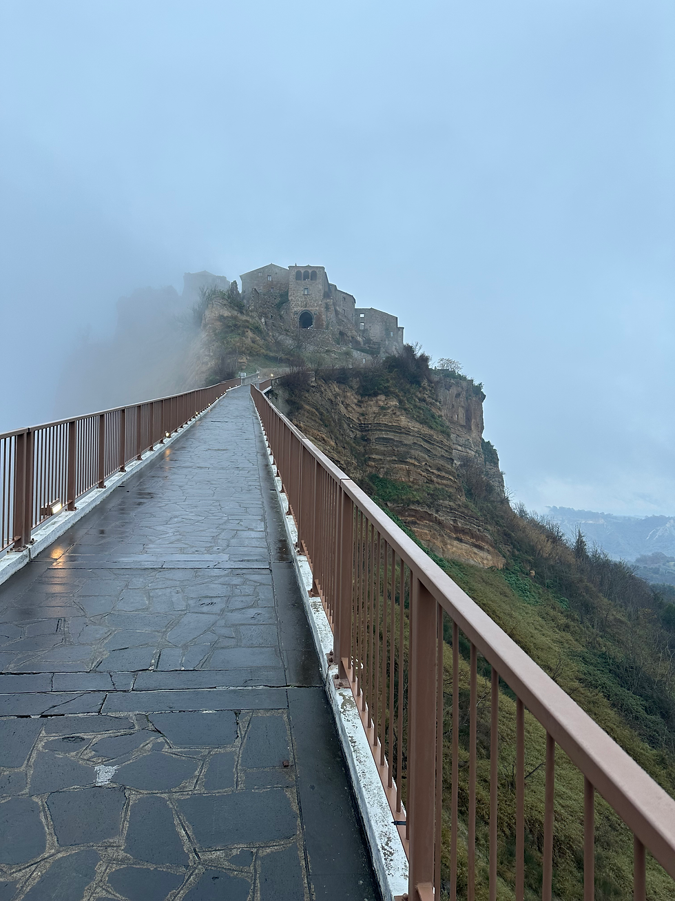 The Town Lost to the Clouds (Civita, Italy 1/22/25)