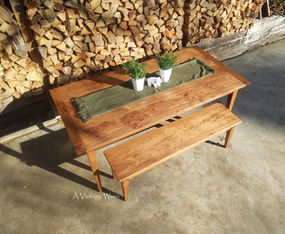 Custom made Shaker dining table  Cambridge Massachusetts
