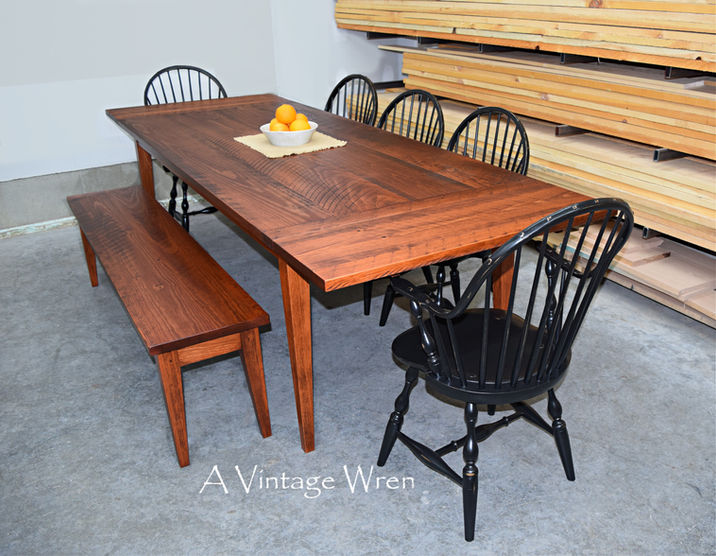 Dining table for 10 with extensions boston Massachusetts shaker dining set