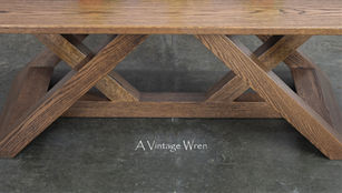 New Hampshire made solid wood modern coffee table