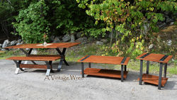 Industrial Dining and Accent Tables