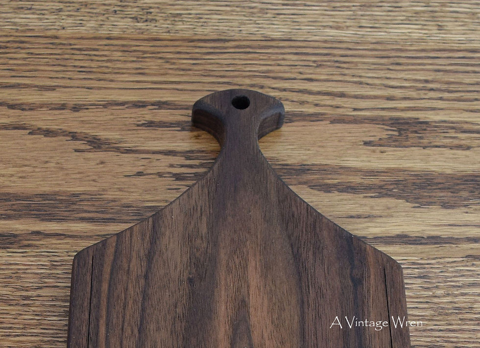 Thumbnail: Walnut Cutting Board with Handle / Charcuterie Board / Maple Cheese Board