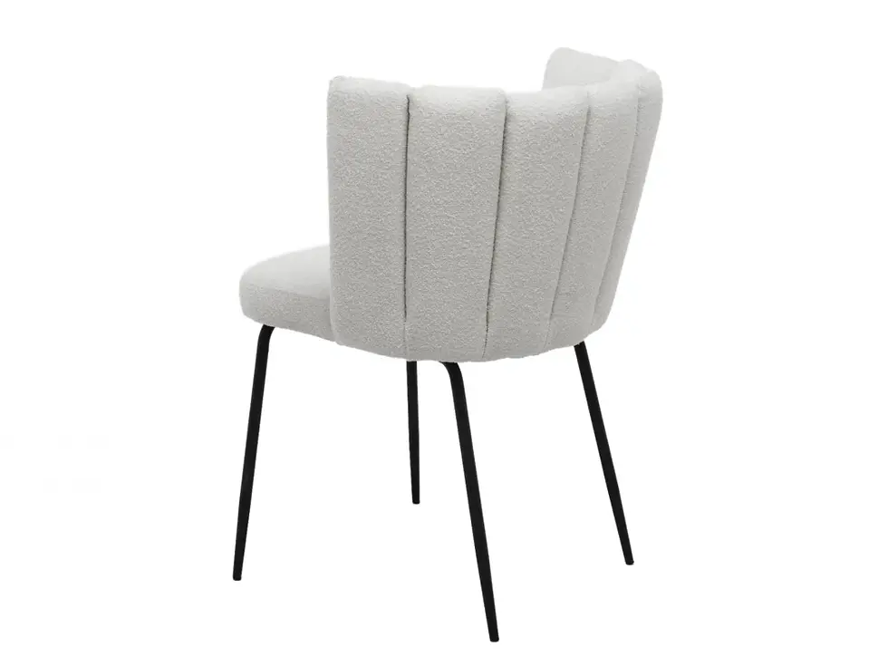 Thumbnail: Fleur Modern Design Boucle Fabric Chair