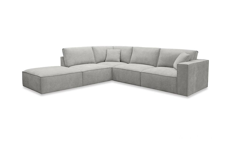 Thumbnail: Kelly Sectional Lounge Suie with Ottoman