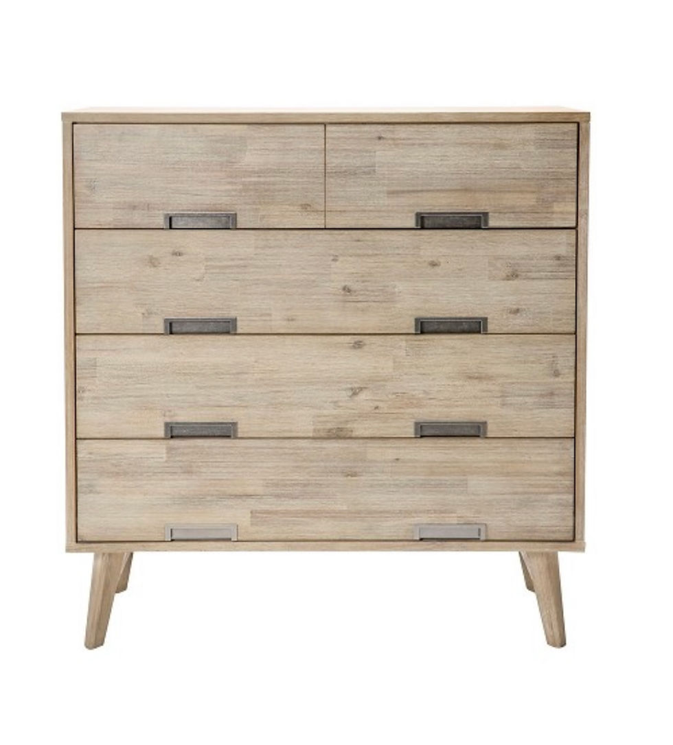 Avenue Solid Timber 4 Drawers Tallboy