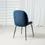 Thumbnail: Asta Navy Velvet Fabric Dining Chairs