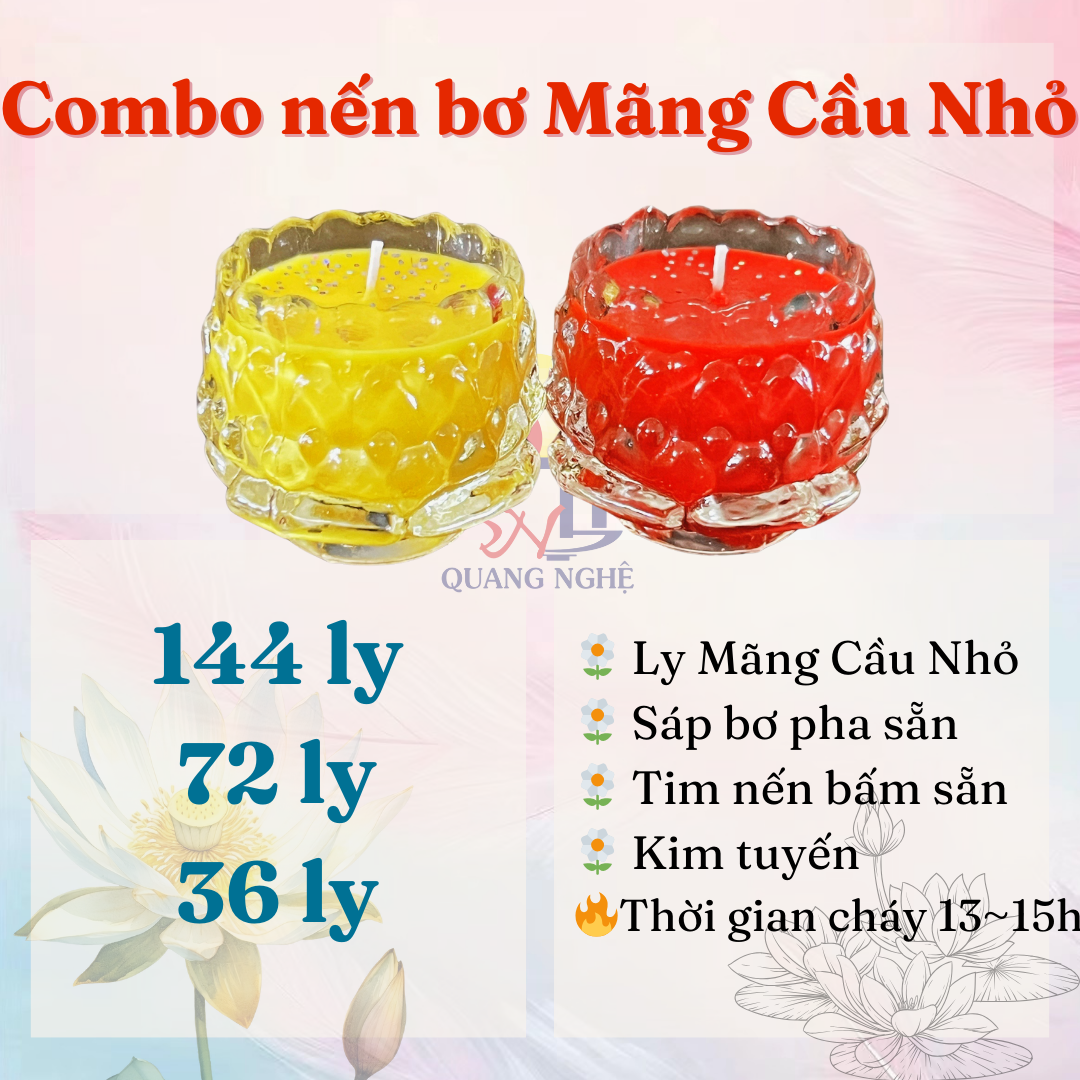 Combo nến bơ Mãng Cầu Nhỏ