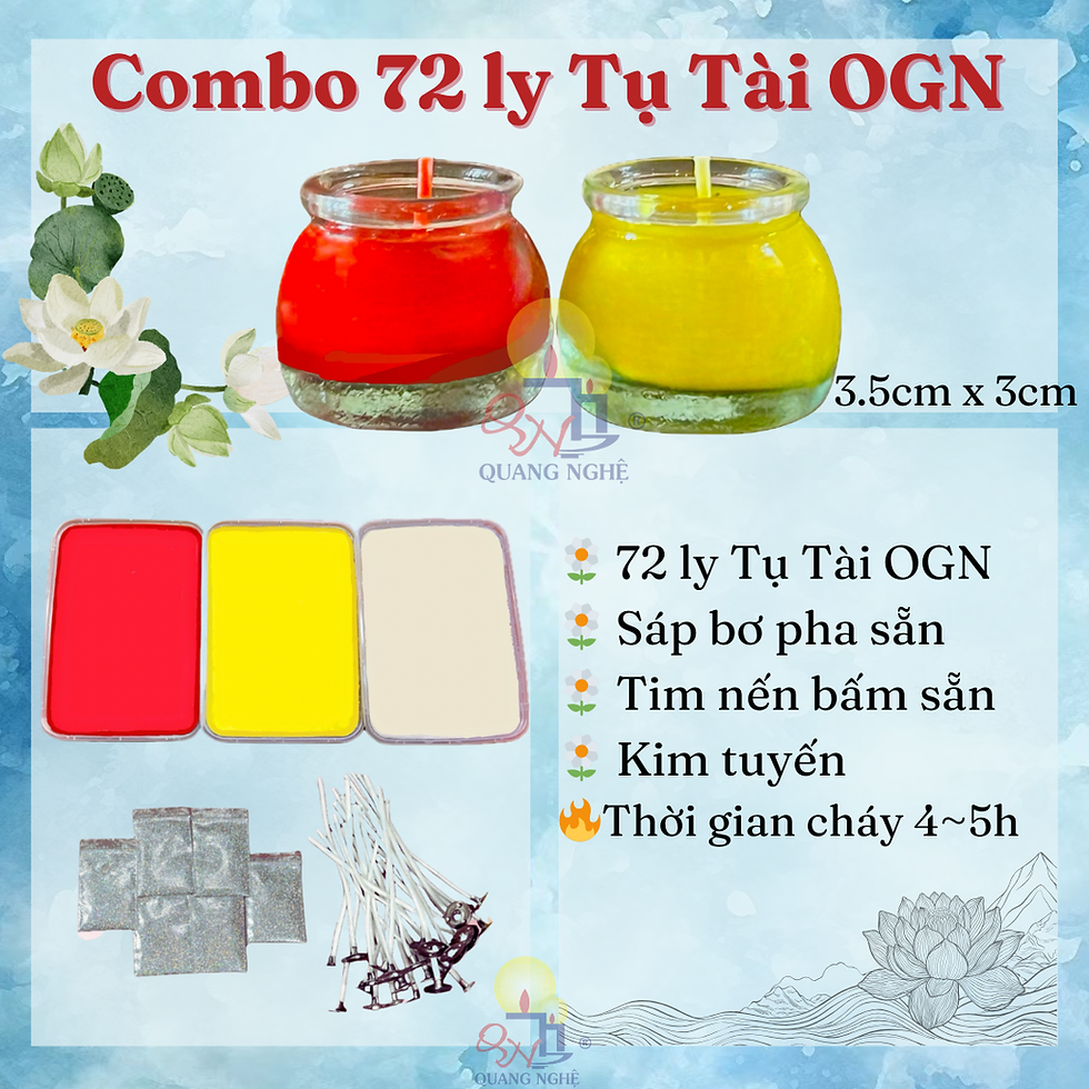 Hình thu nhỏ: Combo nến bơ Tụ Tài OGN