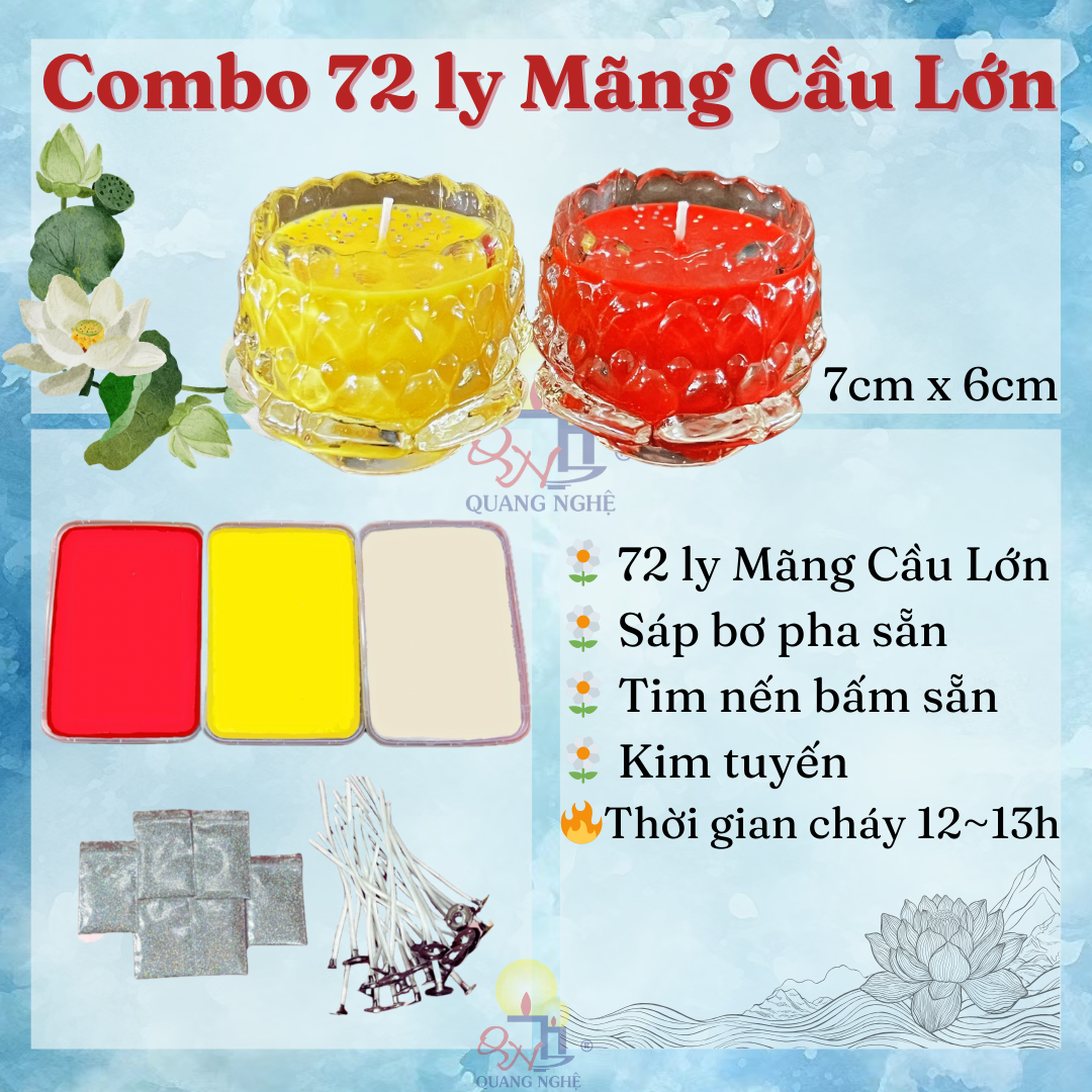 Combo nến bơ Mãng Cầu Lớn