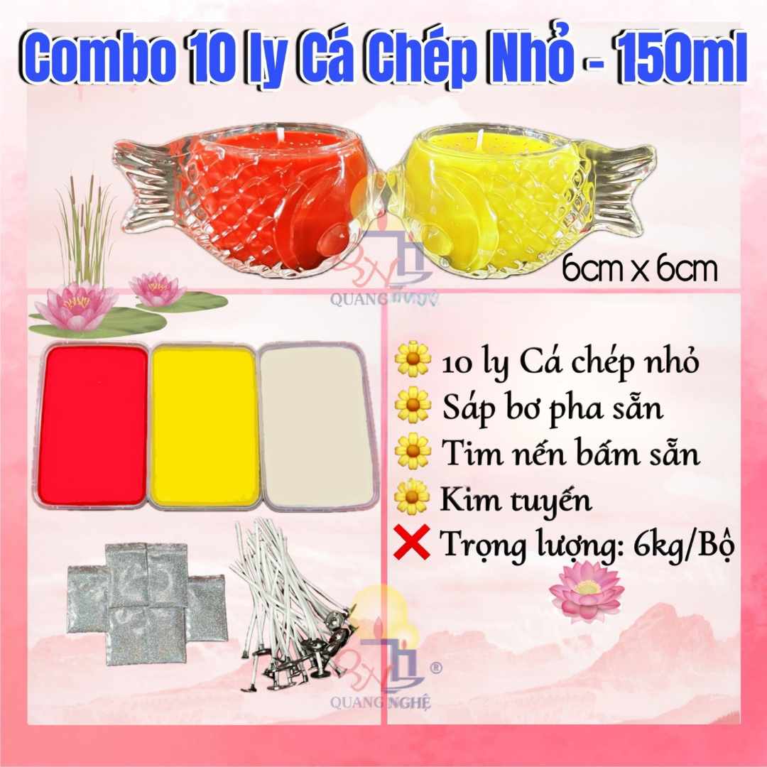 Combo nến bơ Cá Chép Nhỏ