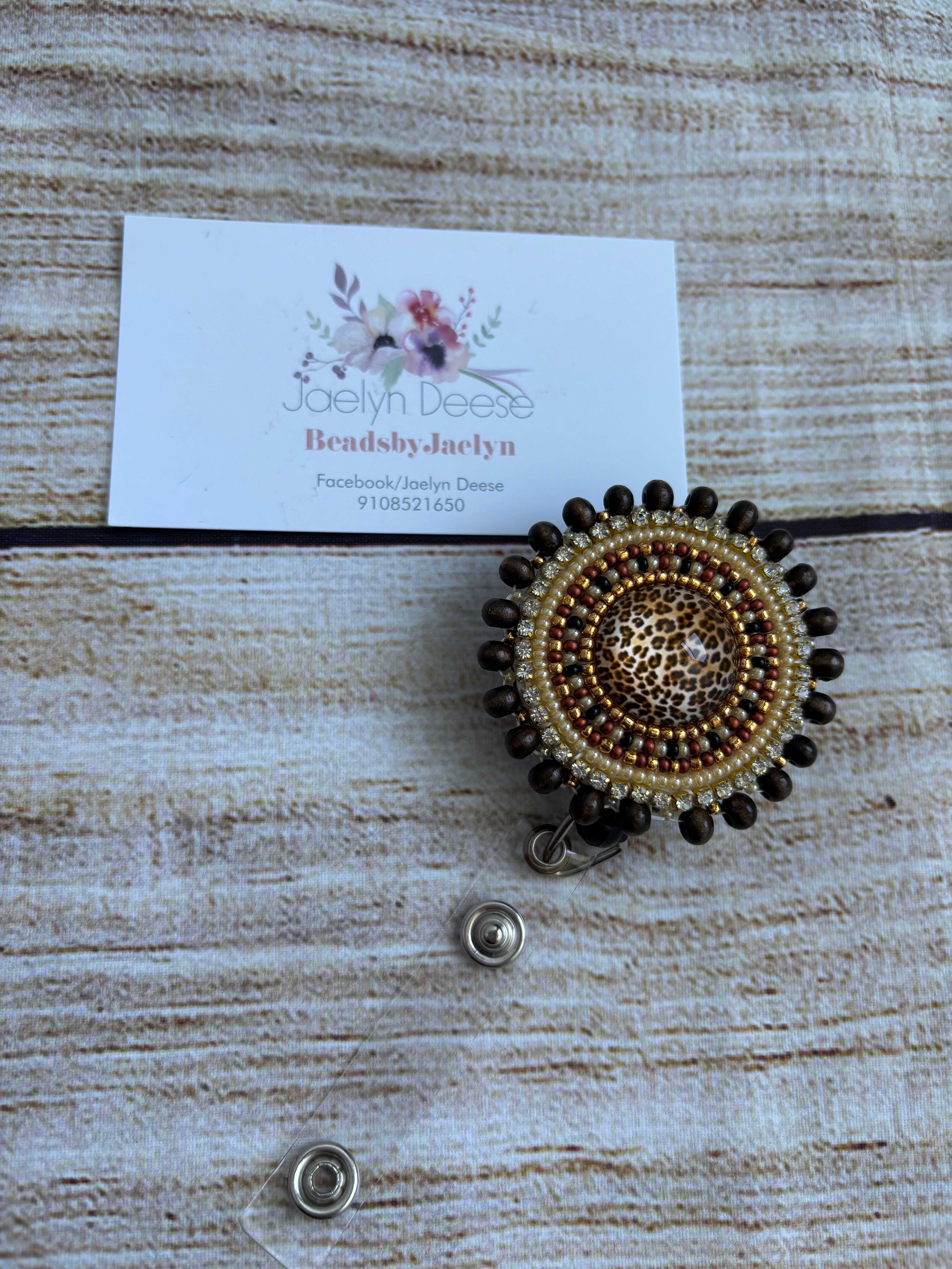 Cheetah Badge Reel