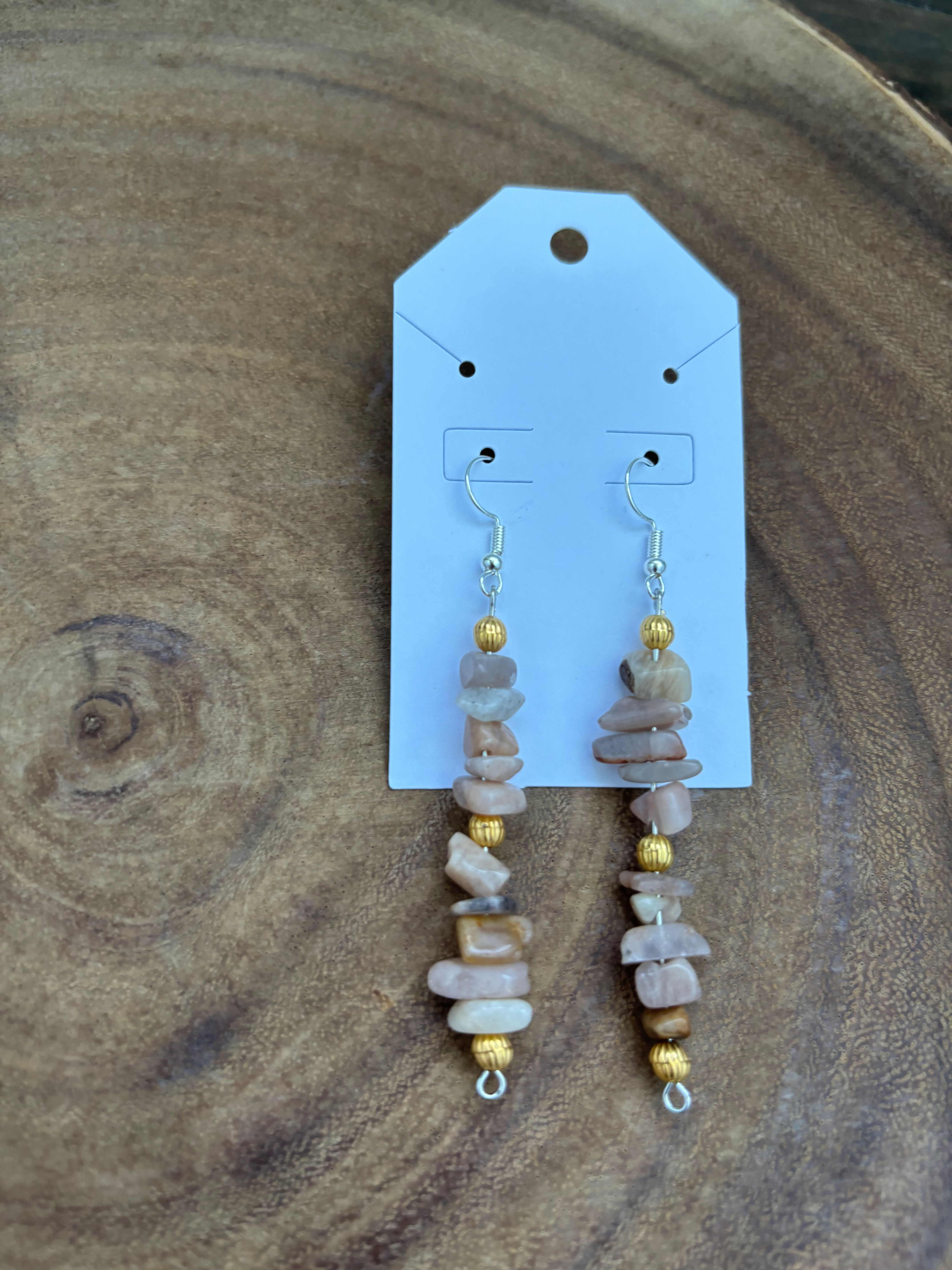 Natural Chip Earrings 