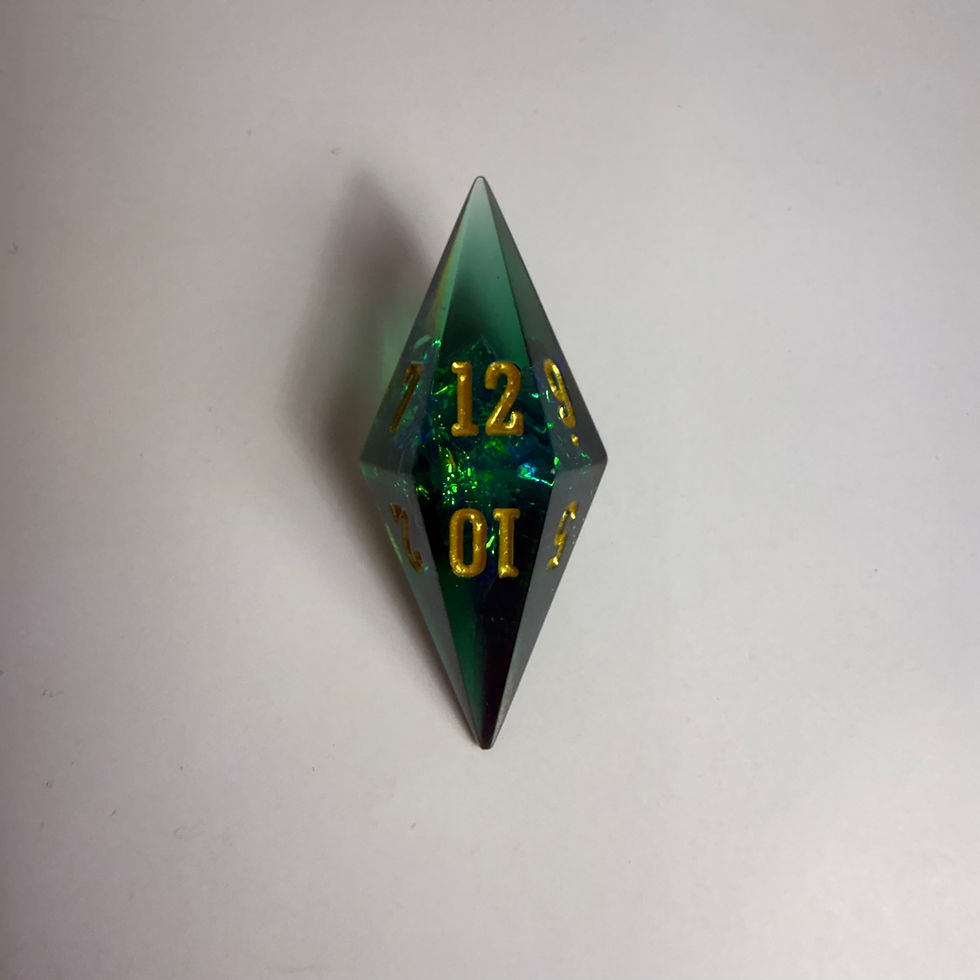 Thumbnail: Green Life Gems Dice Set