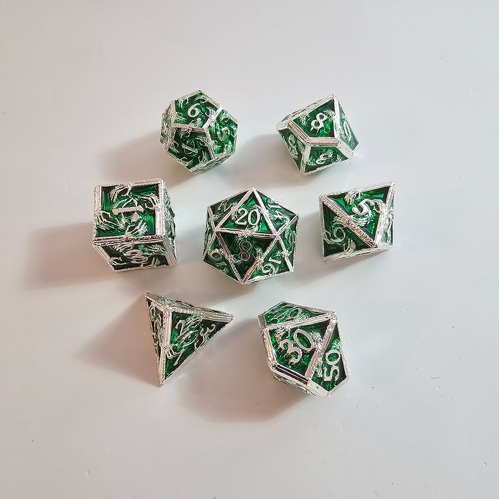 Lich’s Reach Metal Dice Set