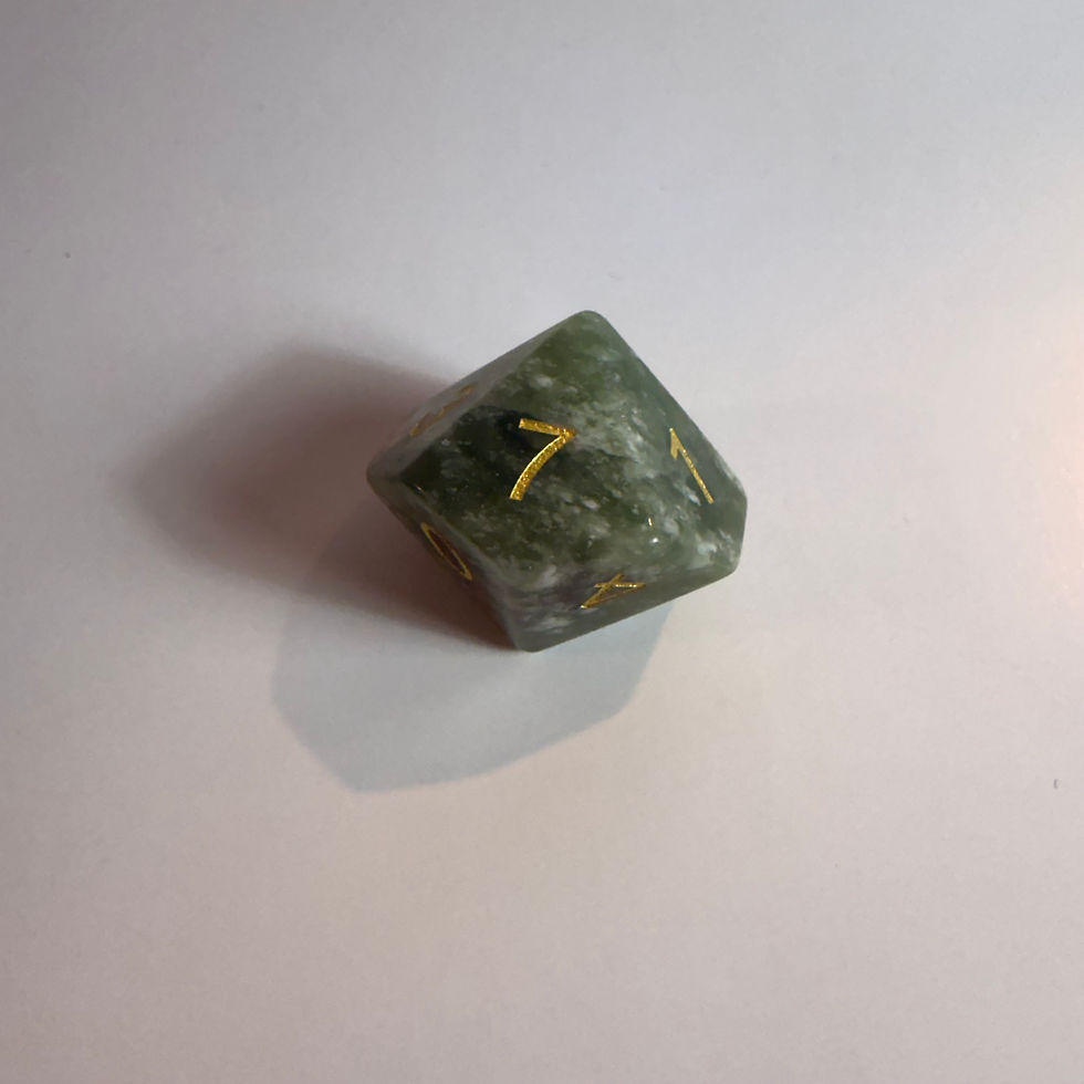 Thumbnail: Jade Gemstone Dice Set 
