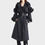 Thumbnail: It Girl Ruffle Sleeve Trench Coat
