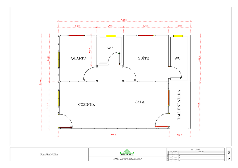 Miniatura: Casa Urupema de 51m²