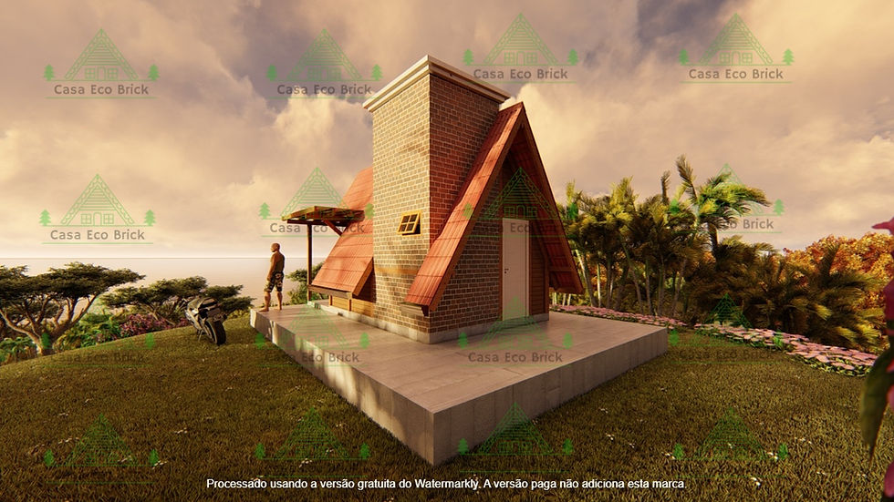 Miniatura: Chalé Andorinha de 20m²