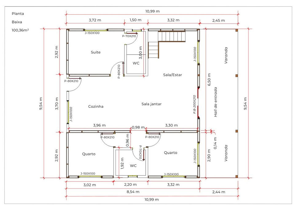 Miniatura: Casa ITAPEMA de 143m²