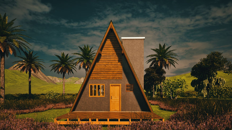 Miniatura: Chalé Bonito de 59m² + 30m² de Deck