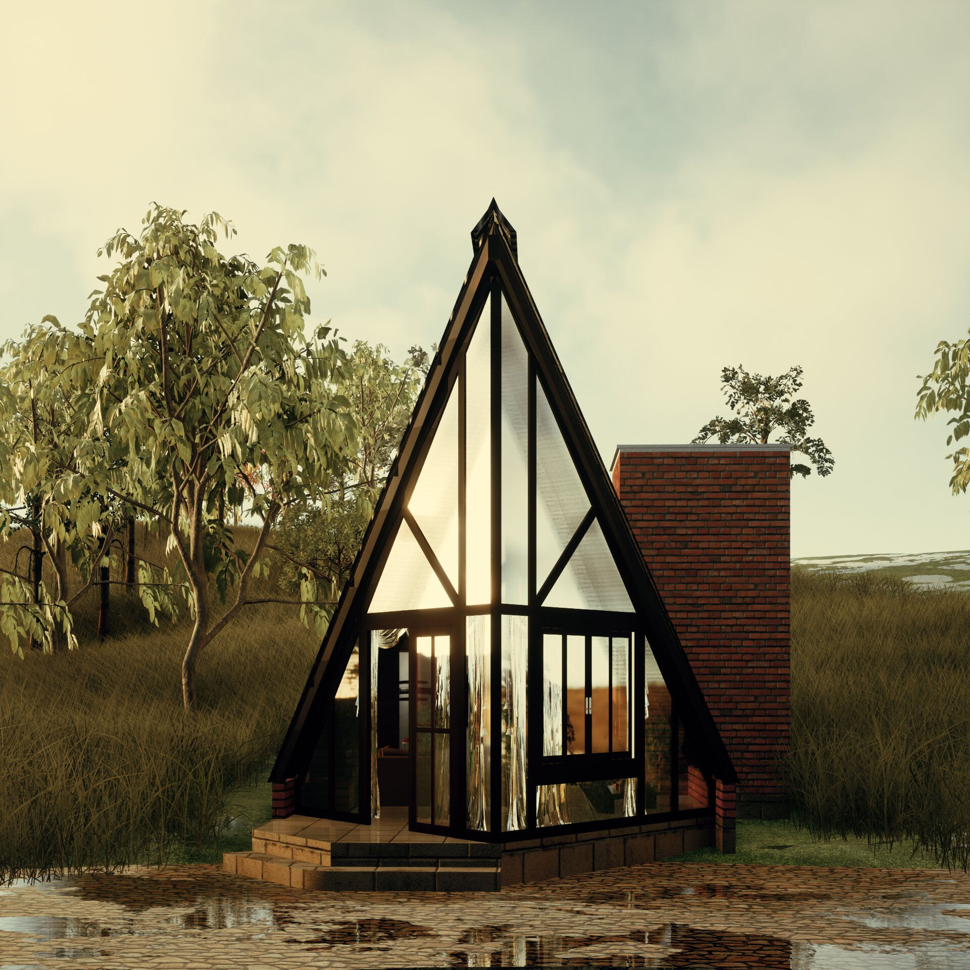 Chalé Minas Gerais de 54m²