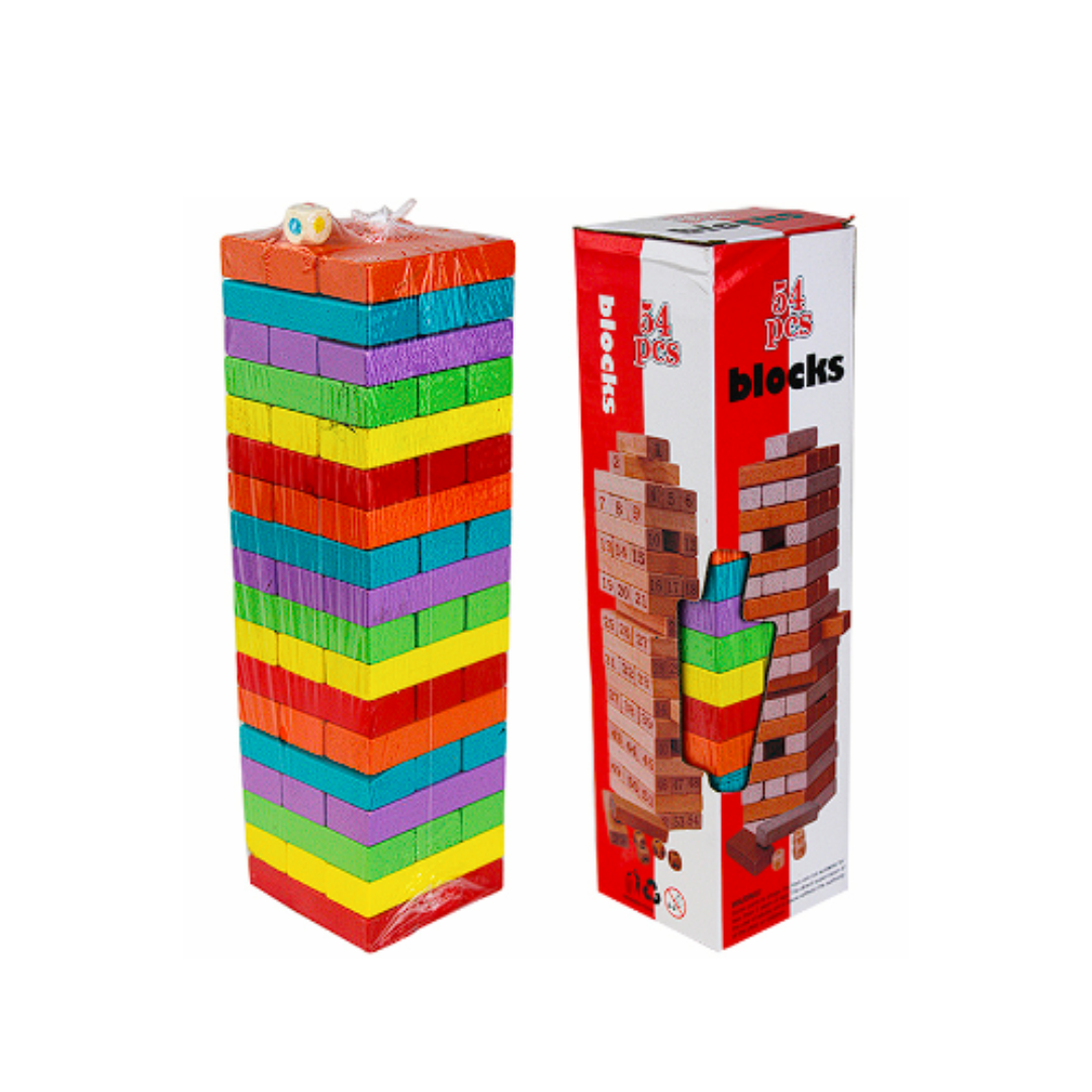ZJ-0447 Jenga 54 bloques.