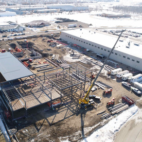 Aldevron Expansion Steel Progress