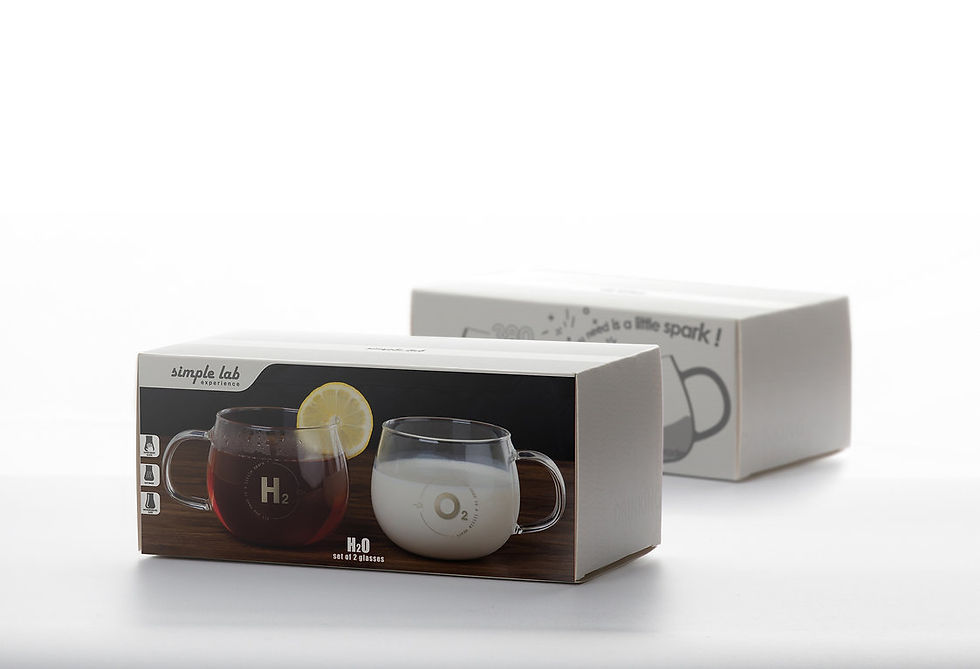 Thumbnail: Simple Lab H2O 玻璃杯 (2 件套)