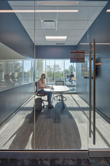 Architecture photographer, William Hess, University of Nebraska Dinsdale Family Learning Commons