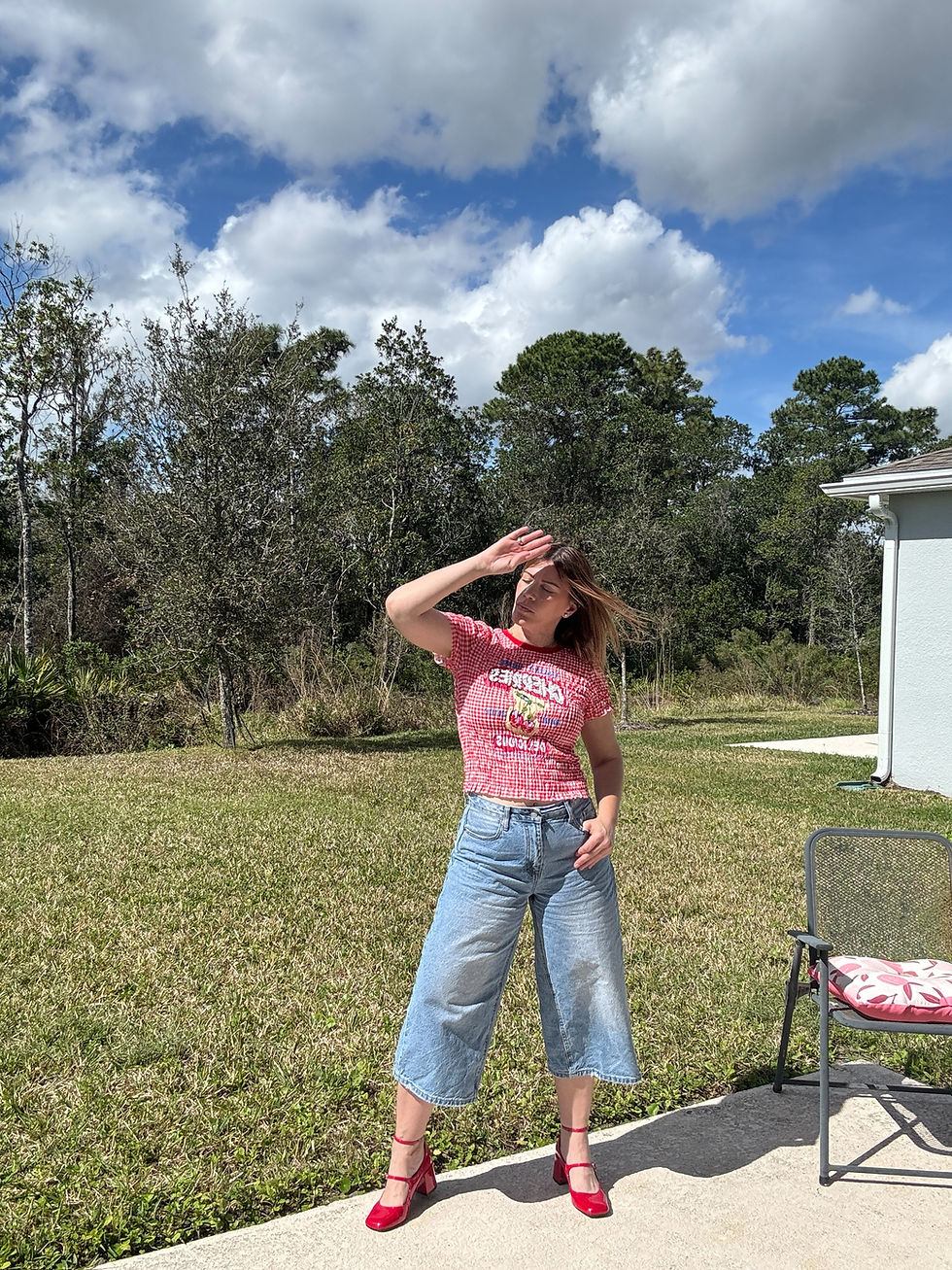 Thumbnail: Check Red T Shirt 