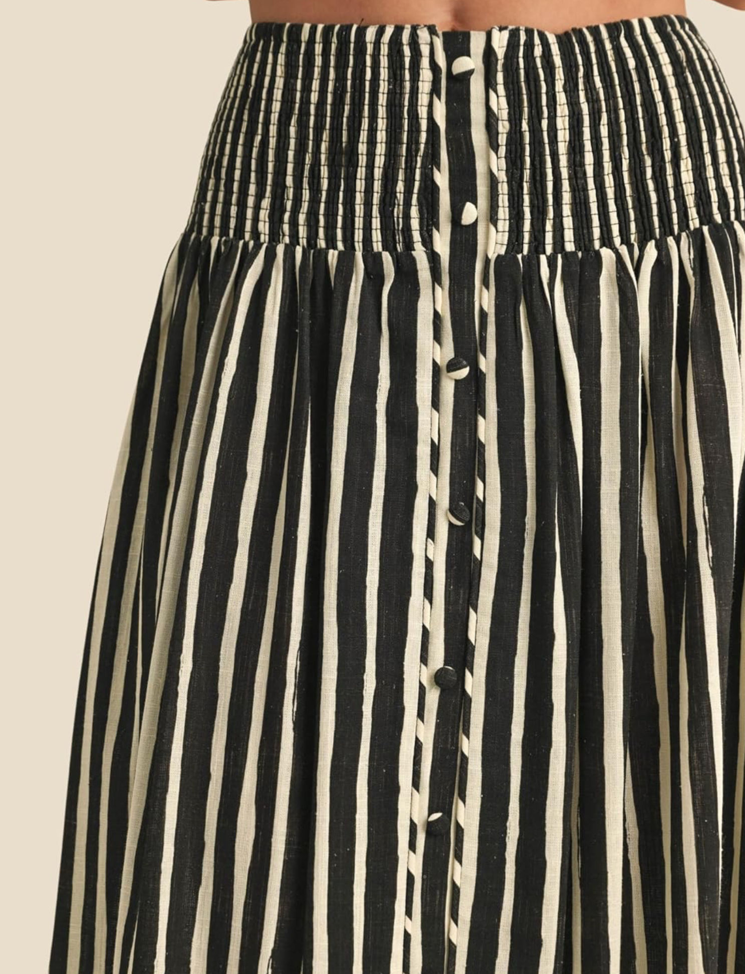 Stripe Maxi Skirt