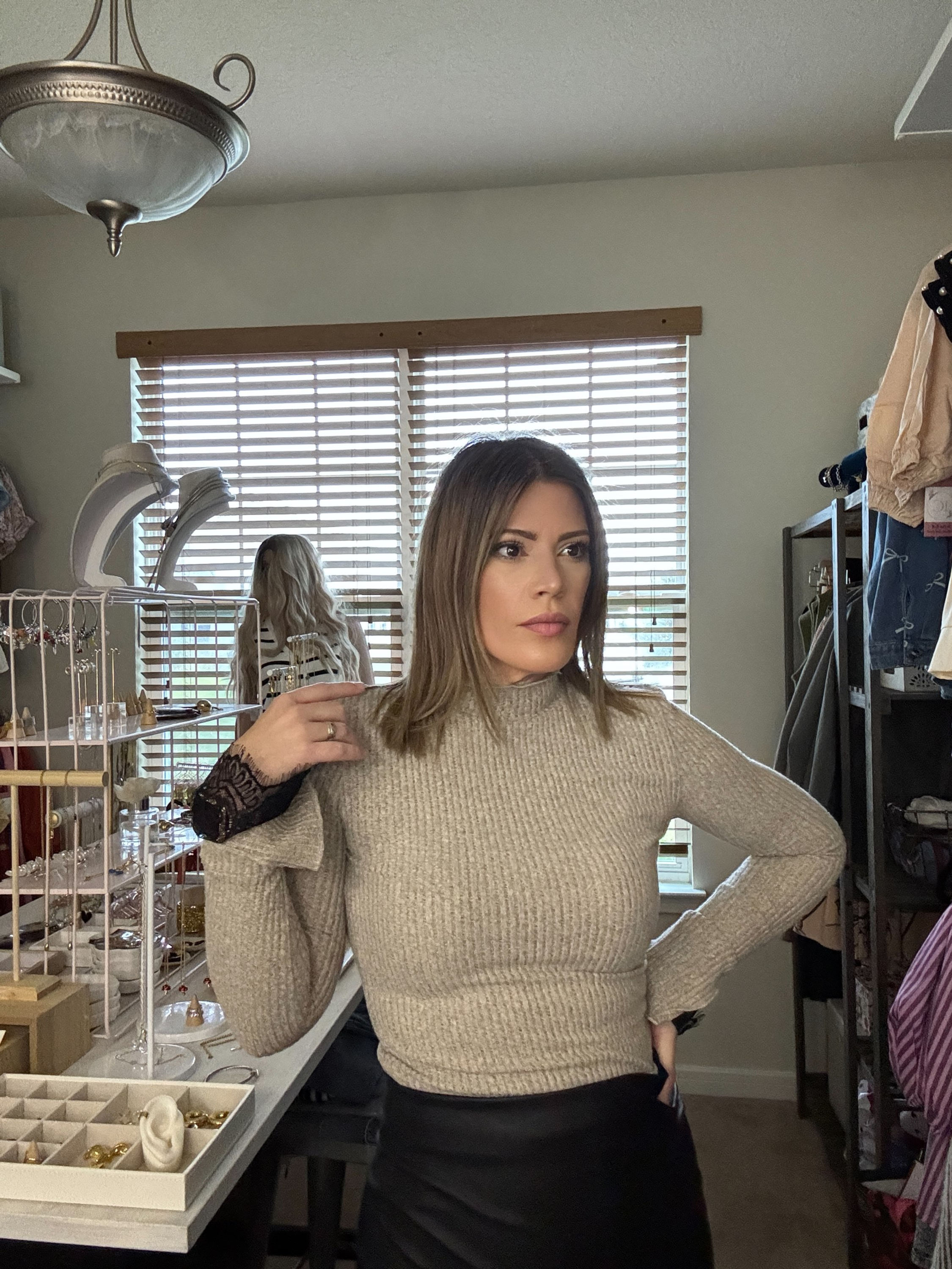 Hidden Lace Top