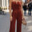Thumbnail: Flamingo Velvet Jumpsuit 