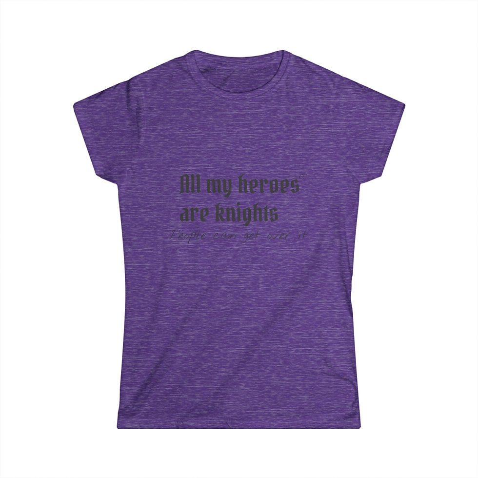 Thumbnail: All my heroes - Ladies tee