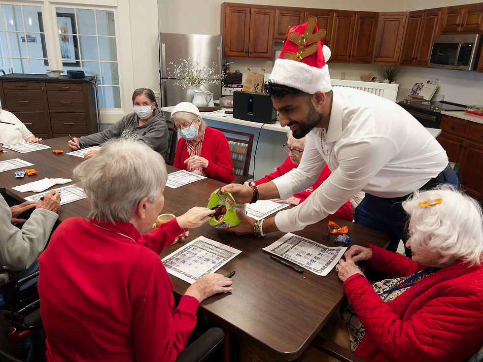Spreading Holiday Cheer at Brookdale Senior Living with Christmas Musical Bingo
