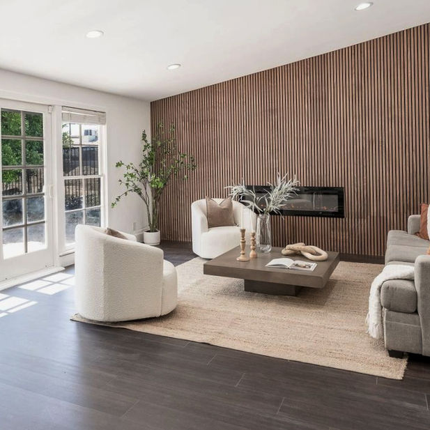 modern living room renovation