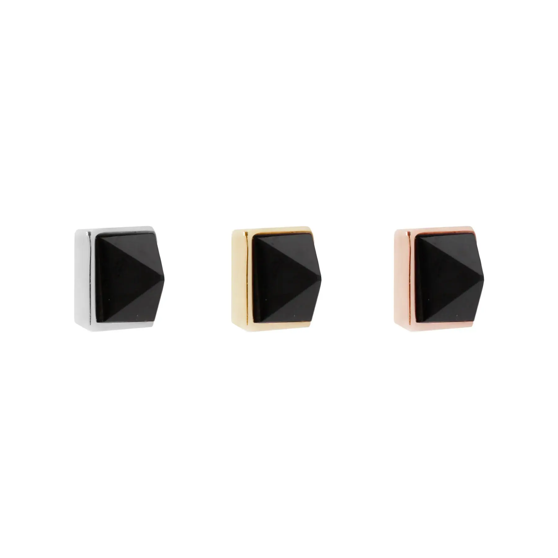 Buddha Jewelry Organics: Pyramid Bezel Reverse Set - Agate