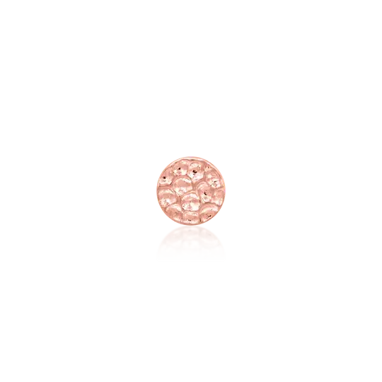 Thumbnail: Junipurr Jewelry - Hammered Gold Disk