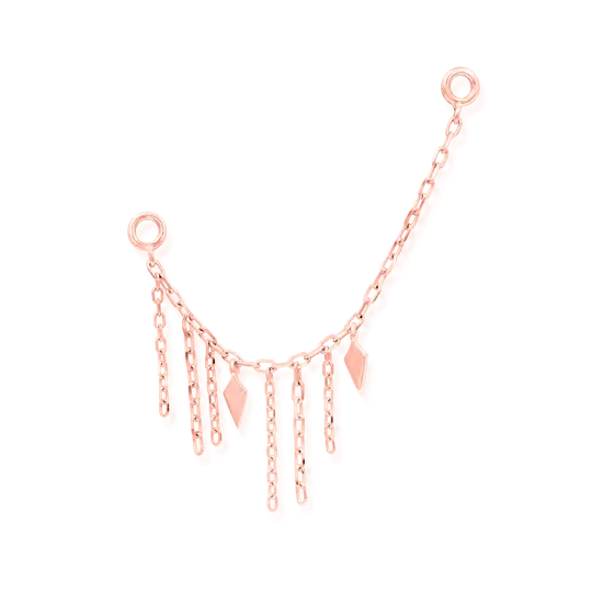 Thumbnail: Junipurr Jewelry - Sloane - Rose Gold - Front View