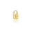 Thumbnail: Junipurr Jewelry - Chelsea - Padlock - Yellow Gold