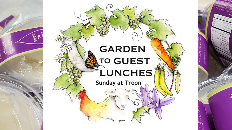 Garden to Guest Lunches Sunday Markets at Troon Vineyard