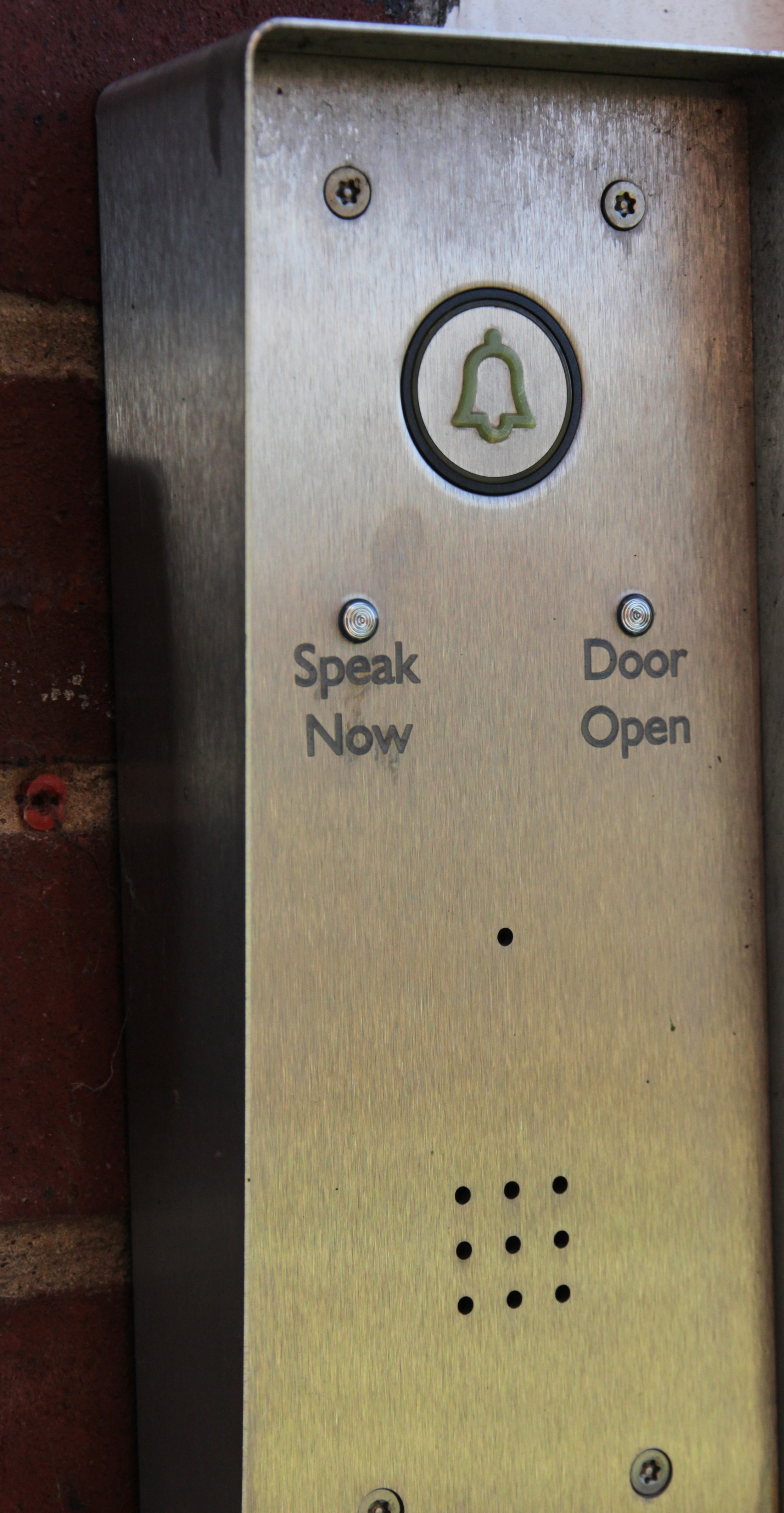 Entrance buttons