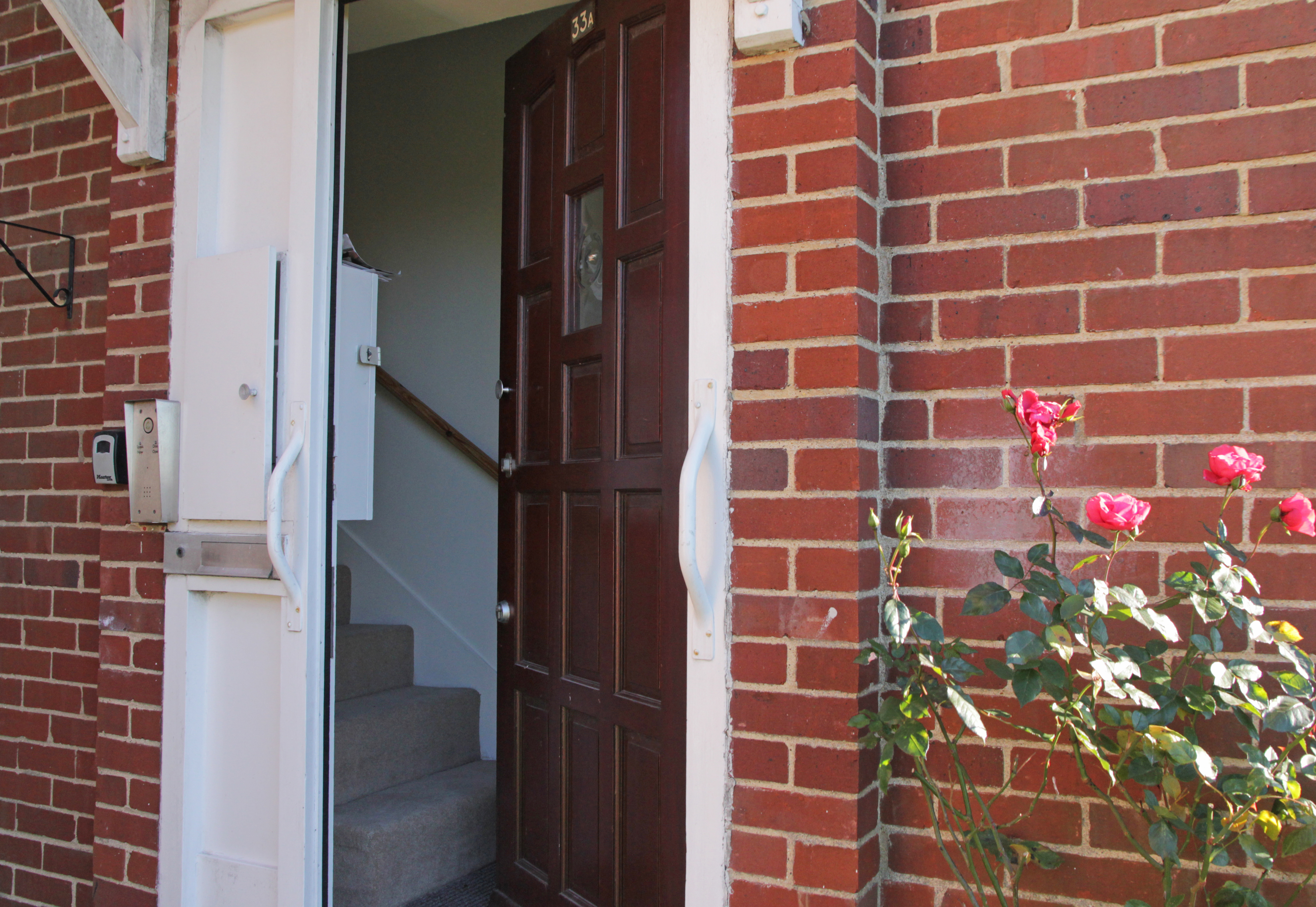 Entrance to upstairs flat
