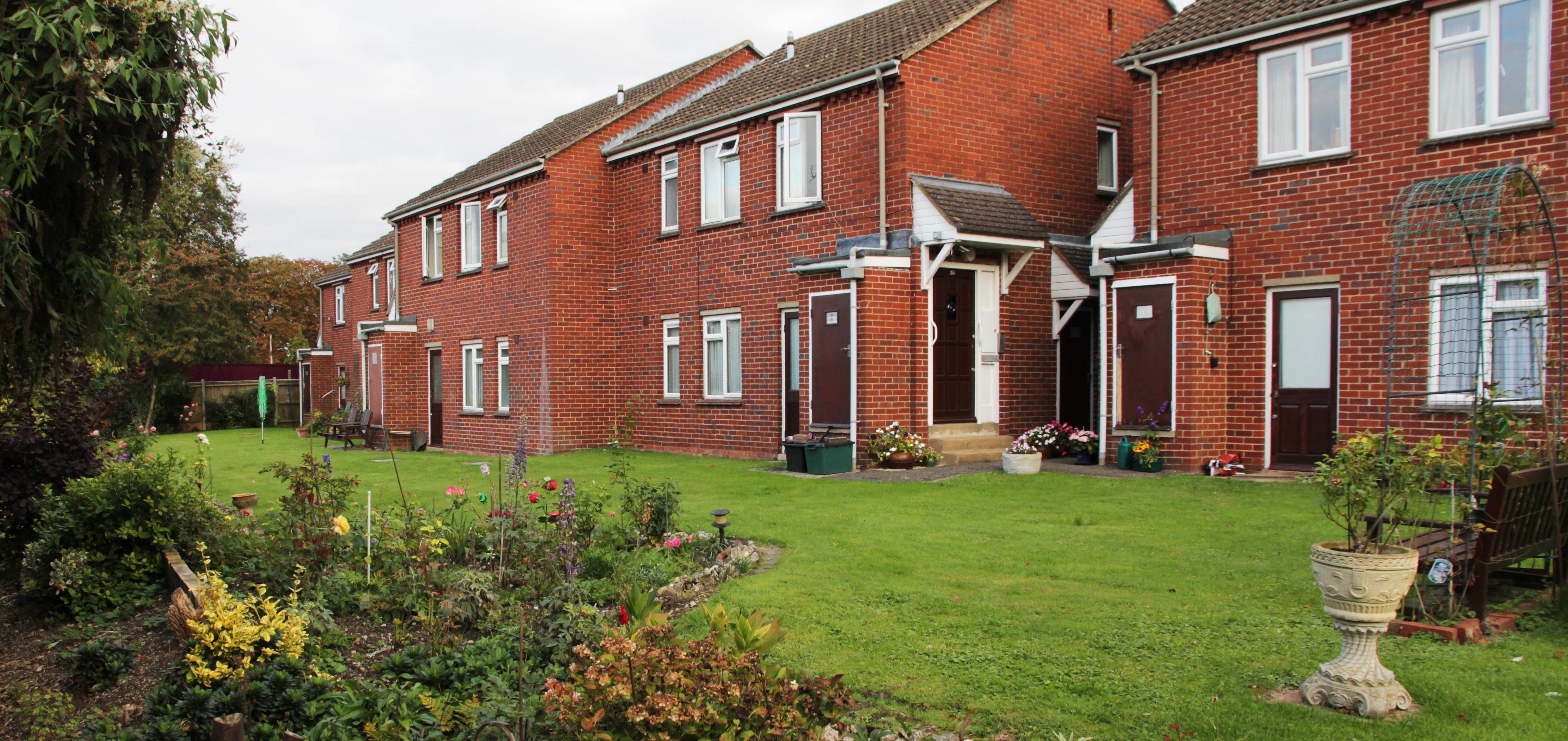 Rear of Flats