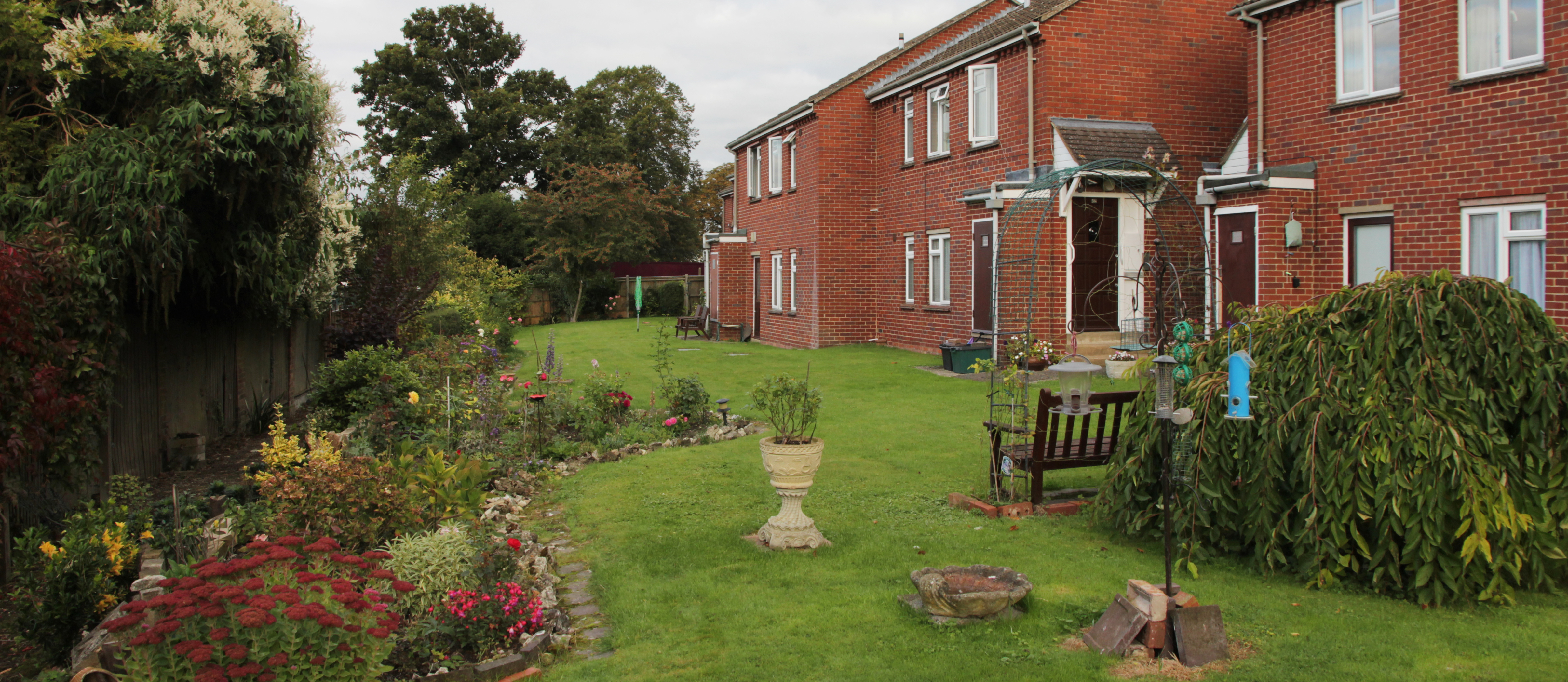 Rear of the flats
