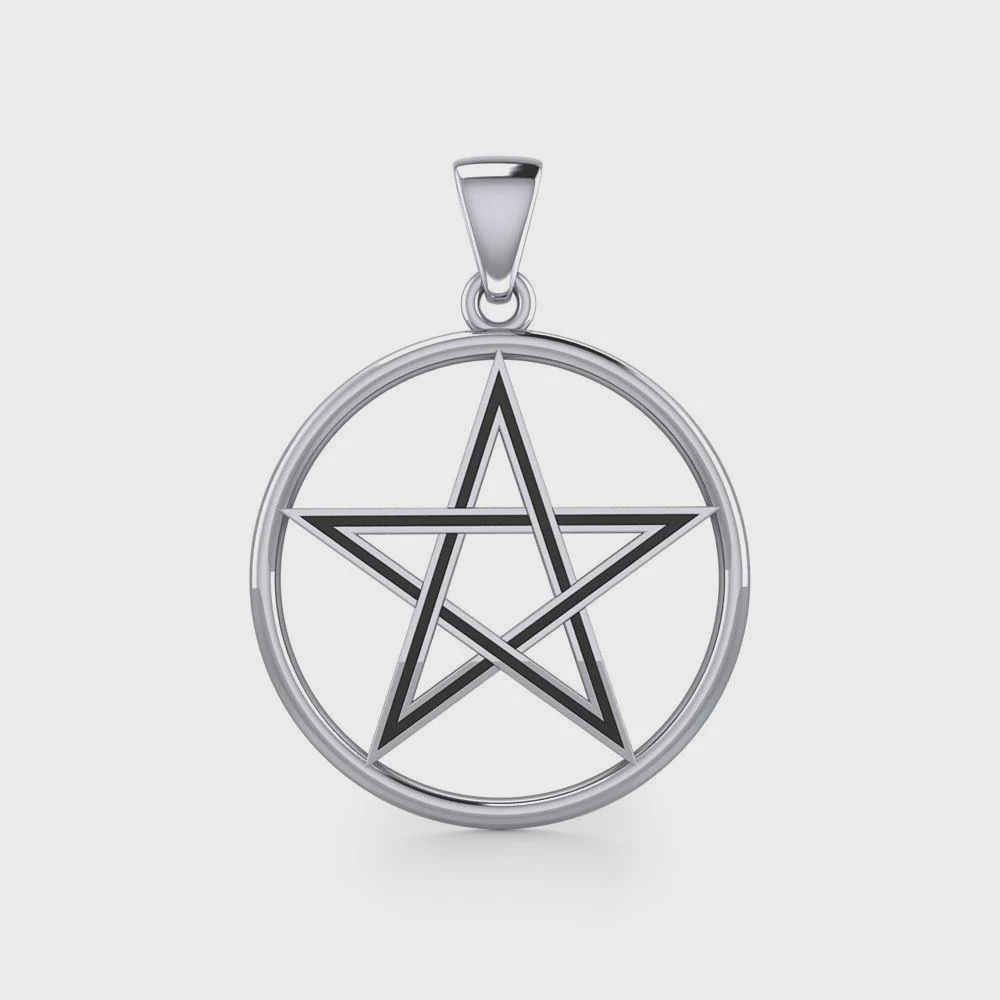 Small Sterling Silver Pentacle