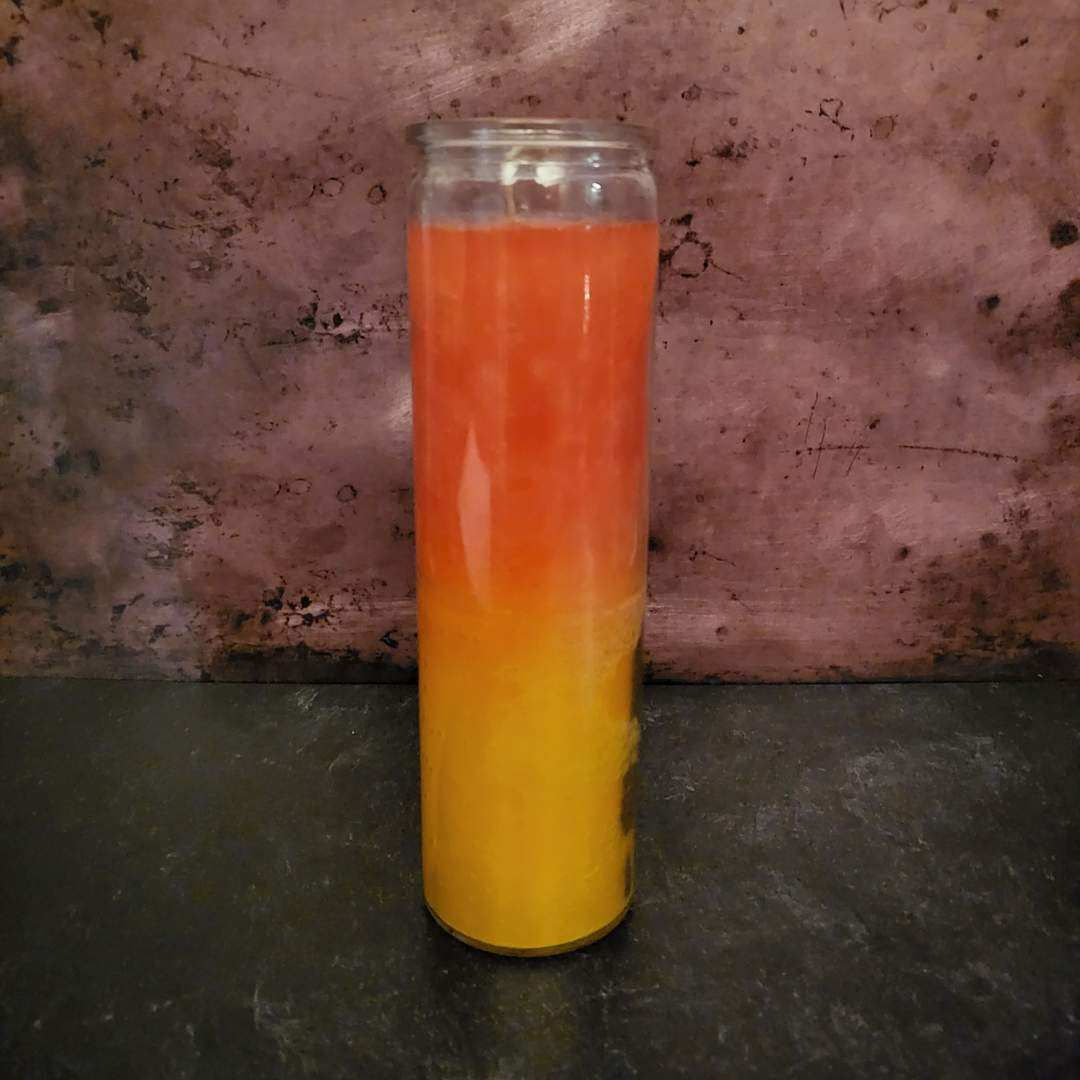 Pink & Gold 7-Day Candle