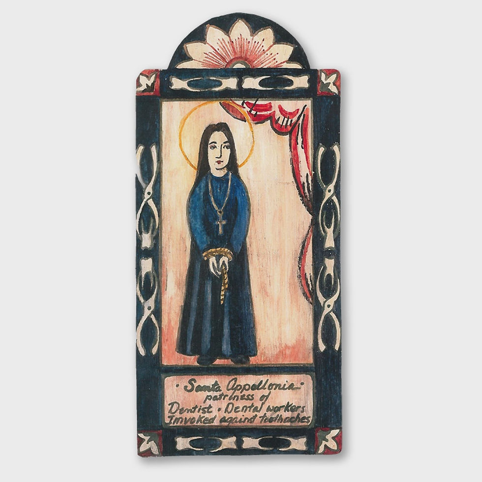 Santa Appollonia - Dentists and Toothaches - Pocket Saint