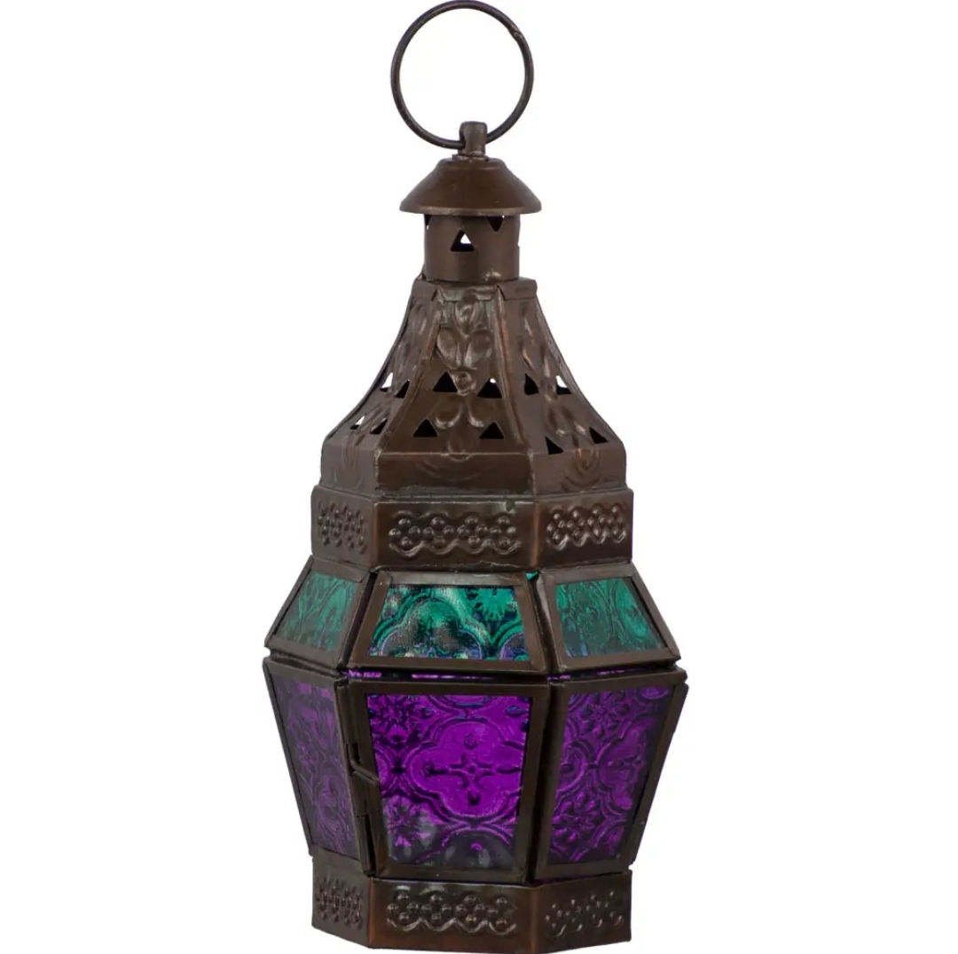 Purple & Teal Lantern